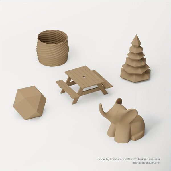 Wood PLA Filament 1.75mm - Real Wood Texture 3D Printer Filament (250g Spool)