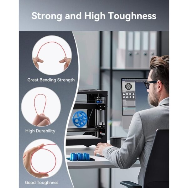 PETG Filament 1.75mm - Lavender Purple High Toughness 3D Printer Filament (1kg/2.2lbs Spool)