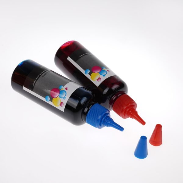 Universal Refill Dye Ink Kit 4x100ml (3.38oz) - Compatible with Epson, Canon, HP, Brother Inkjet Printers (Black, Cyan, Magenta, Yellow)