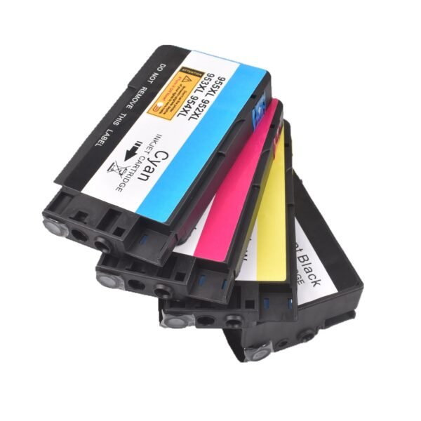 Compatible Ink Cartridge Replacement for HP 952XL 953XL 954XL 955XL - High Yield 4-Pack Combo for OfficeJet Pro 7740, 8210, 8710, 8720, 8730 Printers