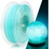 Semi-Transparent PETG Filament 1.75mm - Blue & White Gradient Light-Transmitting 3D Printer Filament (1kg/2.2lbs Spool)