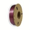 Black & Red Dual Color Silk PLA Filament 1.75mm - Color Changing Shiny 3D Printer Filament (200g/0.44lbs Spool)
