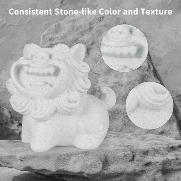 Marble White PLA Filament 1.75mm - Real Stone Texture 3D Printer Filament (250g/0.55lbs Spool)