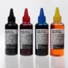 Universal Refill Dye Ink Kit 4x100ml (3.38oz) - Compatible with Epson, Canon, HP, Brother Inkjet Printers (Black, Cyan, Magenta, Yellow)