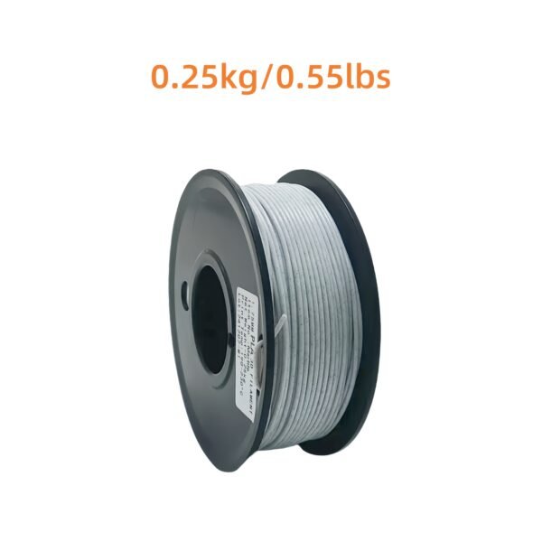 Marble White PLA Filament 1.75mm - Real Stone Texture 3D Printer Filament (250g/0.55lbs Spool)